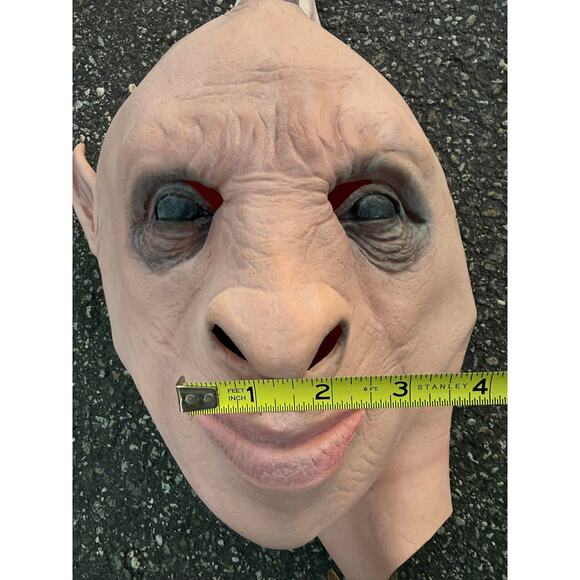 2004 Distortions Unlimited KREM Latex Mask Vintage Alien Mutant Horror Prop RARE - Picture 7 of 10